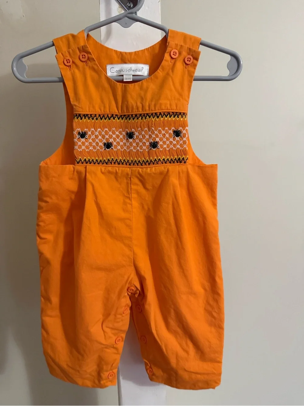Carouselwear Smocked Halloween Longalls